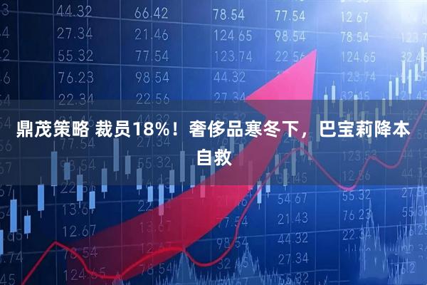 鼎茂策略 裁员18%！奢侈品寒冬下，巴宝莉降本自救